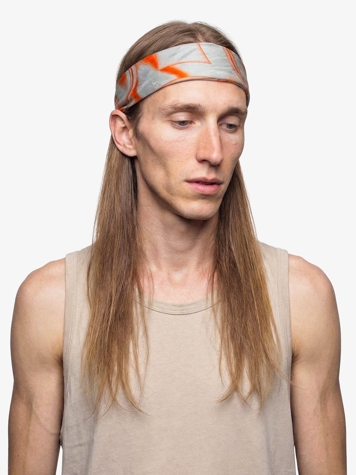 Soft-Bandana Logo Gray/Orange