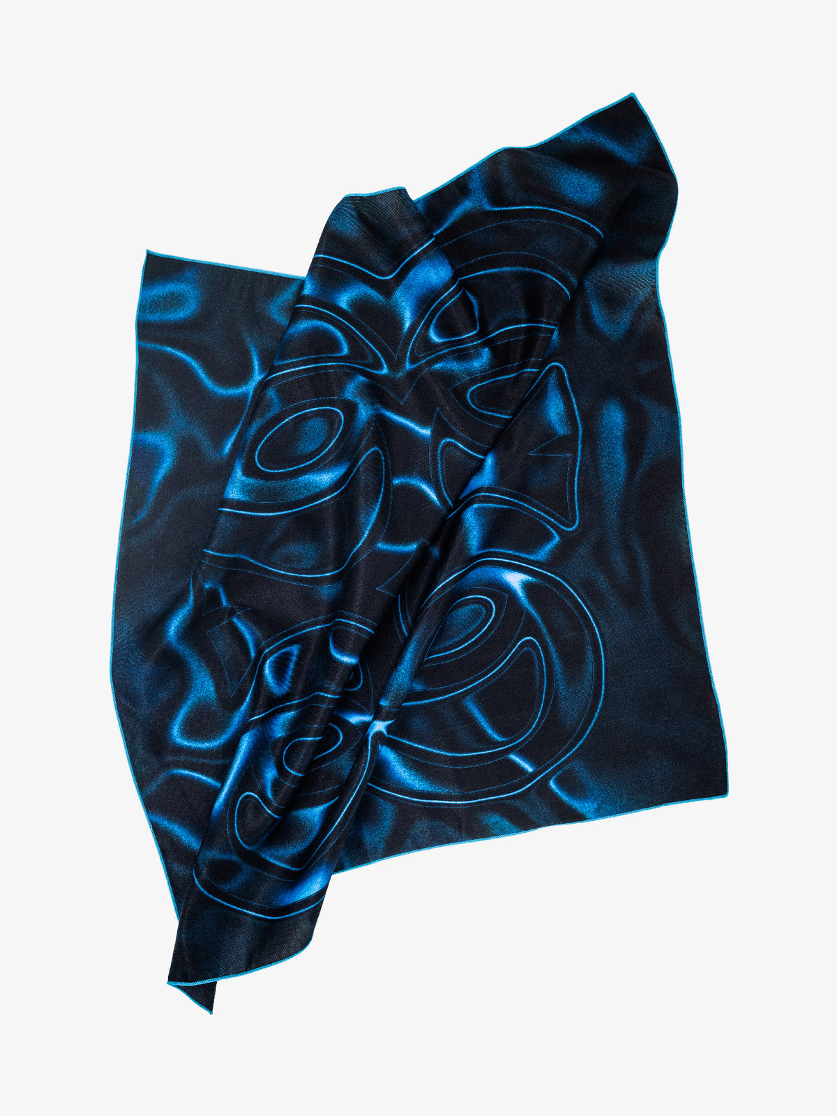 Soft-Bandana Logo Black/Blue