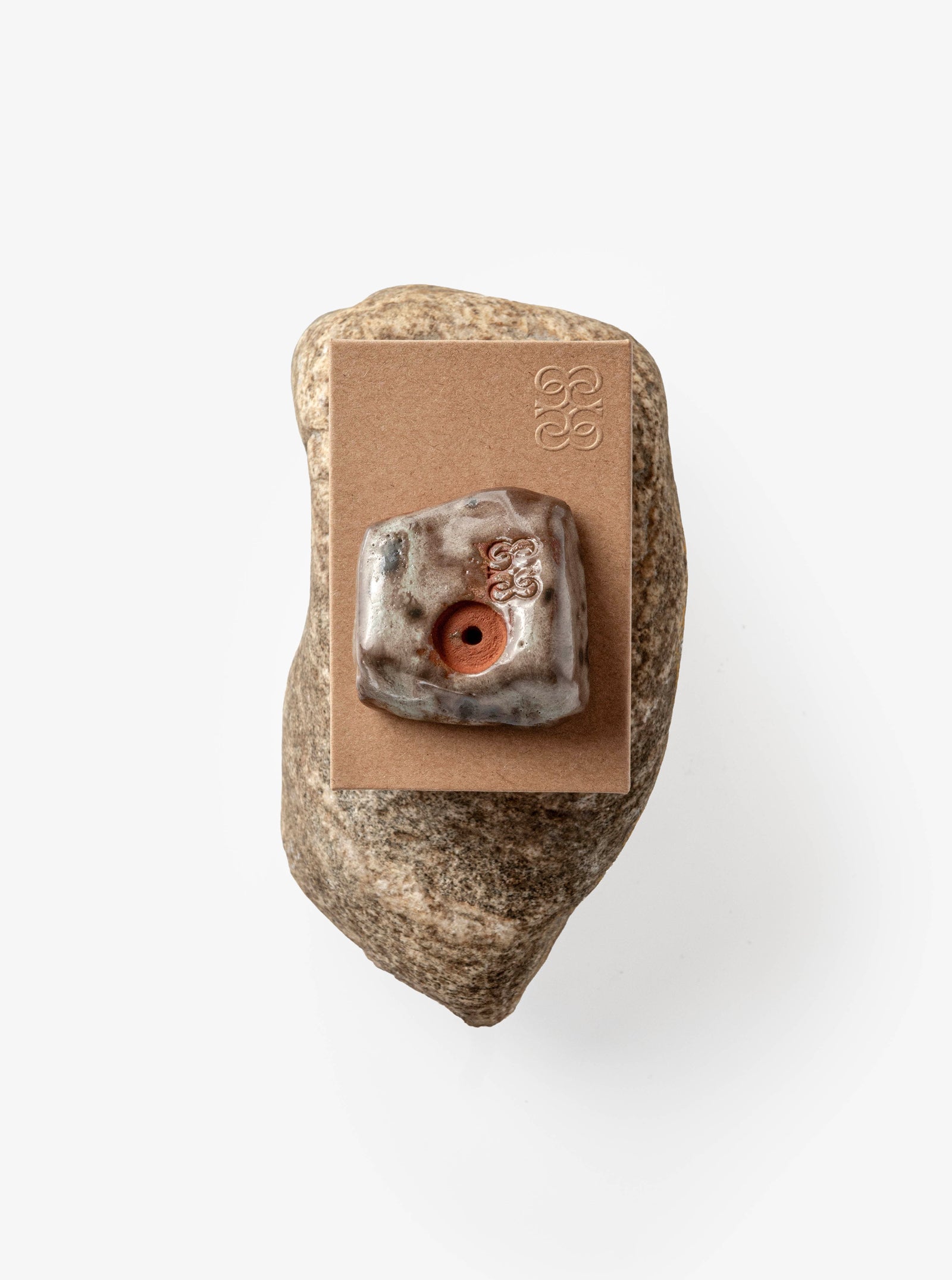 Ceramic Stone Incense holder (large)