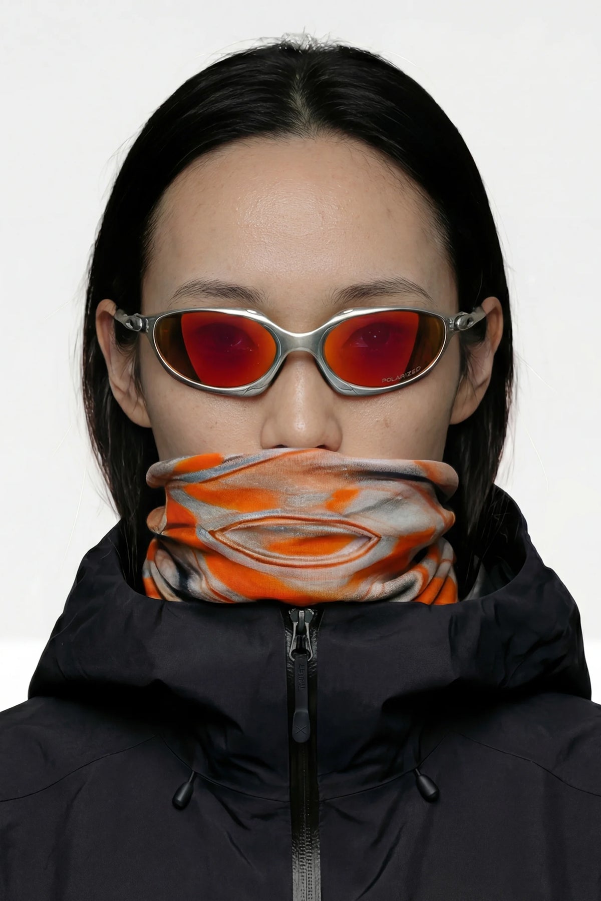 Soft-Bandana Logo Gray/Orange